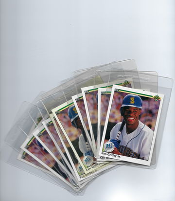 10) 1990 Ken Griffey 2nd year card