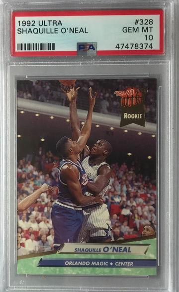 Shaquille O’Neal Rookie 1992 Ultra #328 - PSA 10 Gem Mint