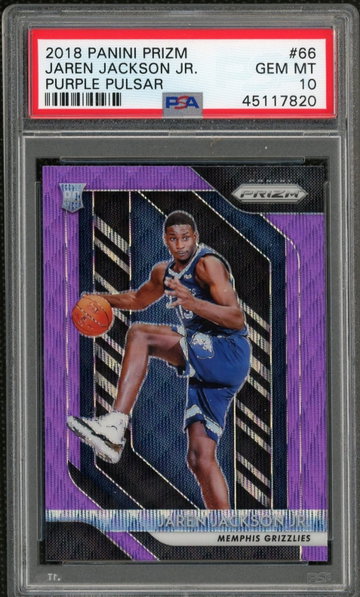 Jaren Jackson Jr 2018 Purple Pulsar PSA 10