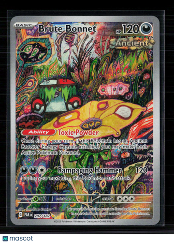 2023 Paradox Rift Brute Bonnet Holo Secret Rare #207/182