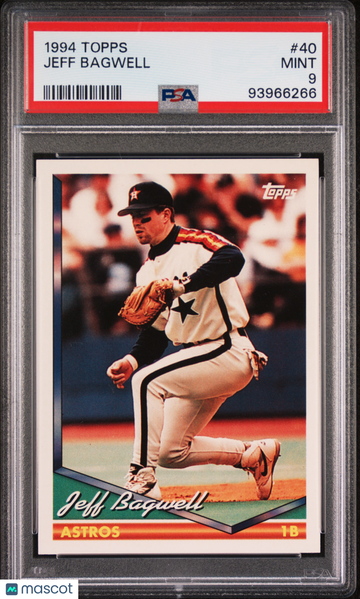 1994 Topps Jeff Bagwell #40 PSA 9