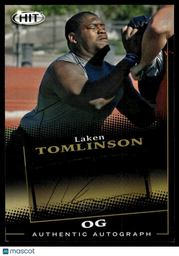 2015 SAGE HIT Laken Tomlinson #A71 Autographs Black AU