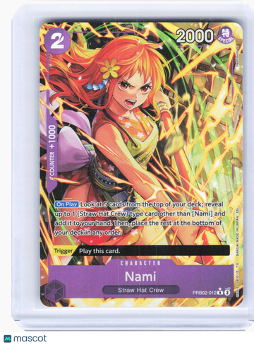 Premium Booster -The Best- Vol. 2 Nami Foil Rare (Alt Art) #PRB02-012