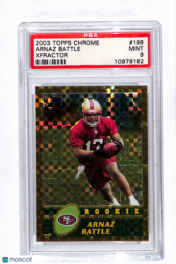 2003 Topps Chrome Arnaz Battle #198 Xfractor PSA 9
