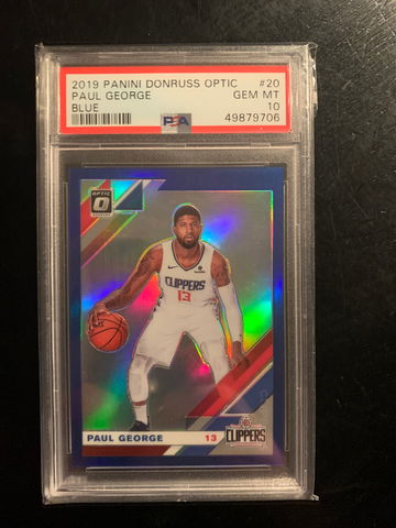 2019 Optic Blue /59 Paul George PSA 10