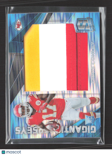 2015 Panini Spectra Prizm Gigantic Jerseys Chris Conley #GJ-CC Jersey Patch RC