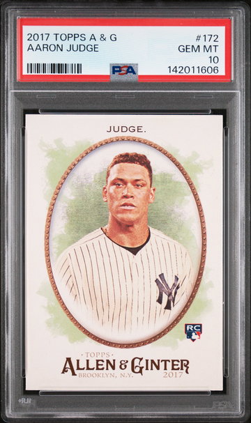 2017 Topps Allen and Ginter Aaron Judge #172 PSA 10