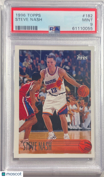 1996 Topps Steve Nash #182 PSA 9