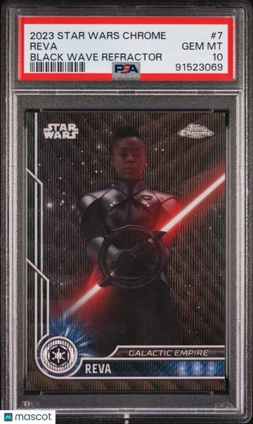 2023 Topps Chrome Star Wars Reva #7 PSA 10