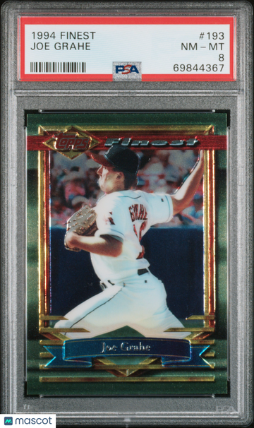 1994 Finest Joe Grahe #193 PSA 8