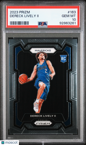2023 Panini Prizm Dereck Lively II #163 PSA 10