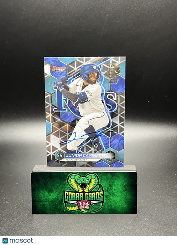 2023 Topps Bowman Platinum Top Prospects Junior Caminero #TP-18