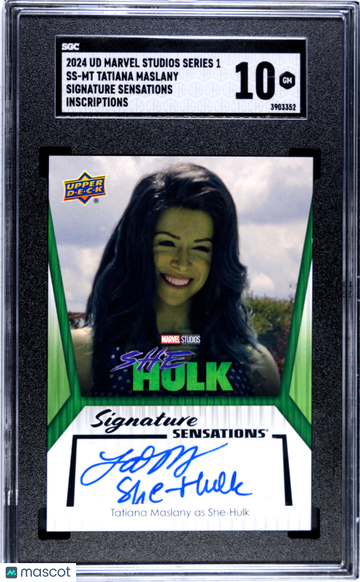 2024 Upper Deck Marvel Studios Series 1 Tatiana Maslany #SS-MT SGC 10