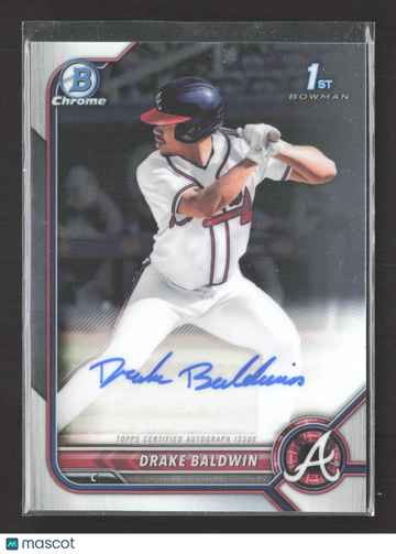 2022 Bowman Chrome Drake Baldwin #CDA-DBN 1st Bowman Auto