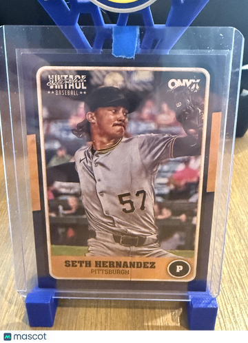 2025 Onyx Vintage Extended Seth Hernandez #OVSEHE Blue Bordered /35 SN