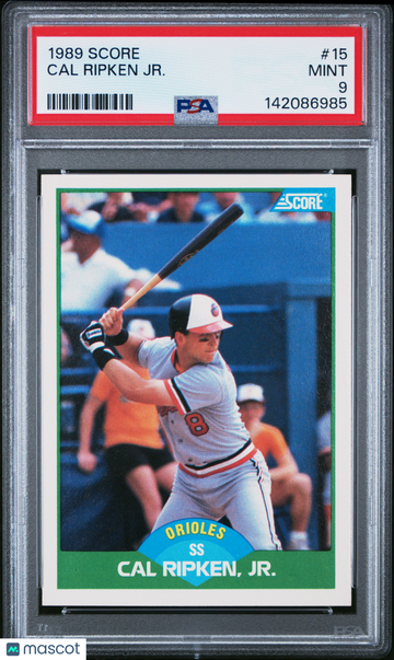 1989 Score Cal Ripken JR. #15 PSA 9