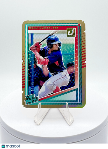 2025 Panini Donruss Baseball Franklin Arias #175 Gold /25