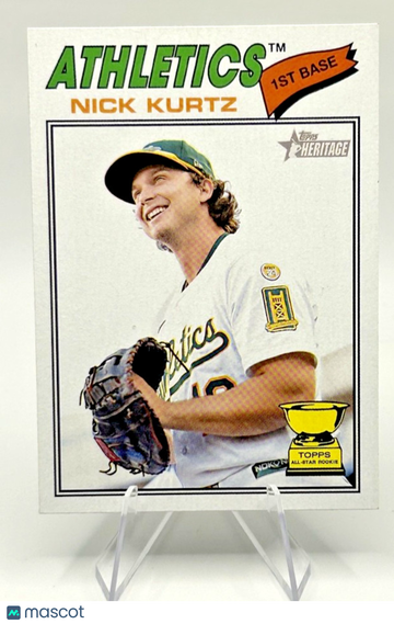 2026 Topps Heritage Nick Kurtz #275 [Base] Rookie Base Set