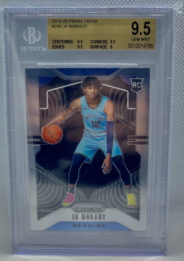 2019/2020 Panini Prizm Base Ja Morant #249