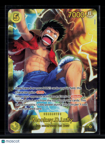 2023 One Piece Card Game Wings of the Captain Monkey.D.Luffy Holofoil Alternative Art