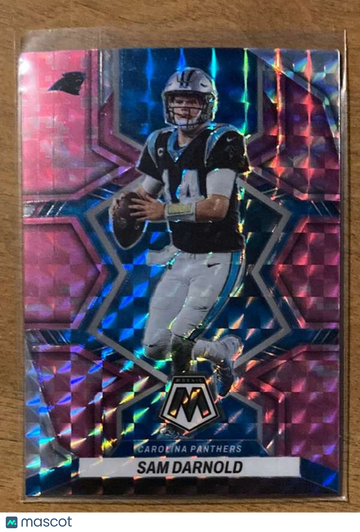 2022 Panini Mosaic - Mosaic Camo Pink Sam Darnold #27