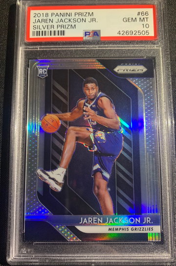 Jaren Jackson Jr. 2018 Silver Prizm RC PSA 10
