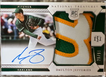 2021 National Treasures Daulton Jefferies RPA /99