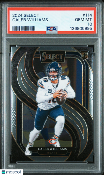 2024 Panini Select Caleb Williams #114 Rookie PSA 10