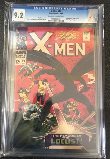 X-Men #24 CGC 9.2  1st Appearance of Locust Off White To White Pages