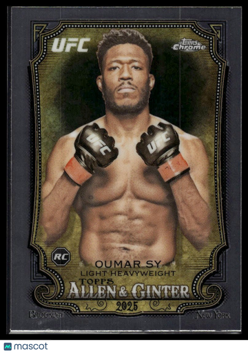2026 Topps Chrome UFC Oumar Sy #AG-7 Allen & Ginter RC