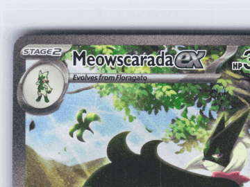 Paldea Evolved Meowscarada ex Holo Special Illustration Rare #256/193