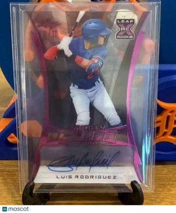 2020 Leaf Trinity - Clear Autographs Pink Luis Rodriguez #CA-LR1