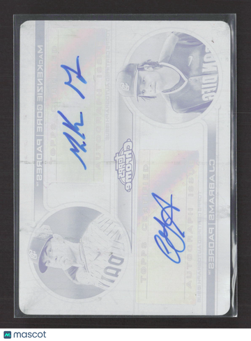2022 Topps Chrome Baseball Black Printing Plate /1 DA-GA Dual Auto CJ Abrams MacKenzie Gore Padres
