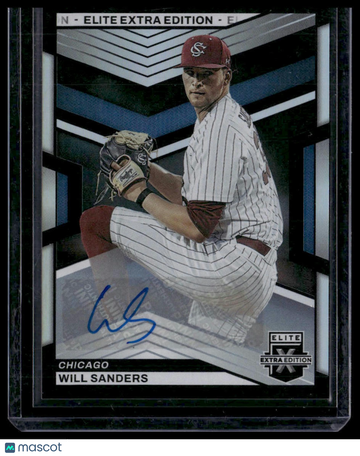 2023 Panini Elite Extra Edition Will Sanders #136 Signatures AU