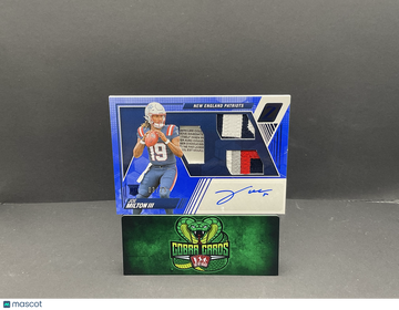 2024 Panini Zenith Joe Milton III #286 /25 Autograph Patch RC