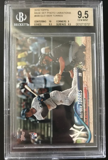 Gleyber Torres Topps 2018 Variation