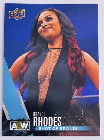 Brandi Rhodes 2021 Upper Deck AEW #53 Finisher Variation