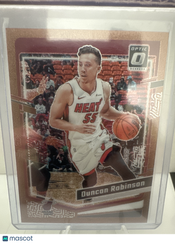 2023-24 Panini Donruss Optic Copper 28/99 Duncan Robinson Miami Heat Basketball Card