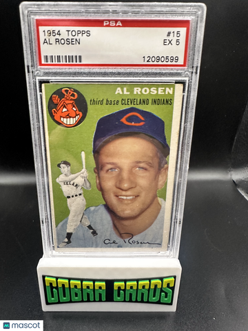 1954 Topps Al Rosen #15 PSA 5