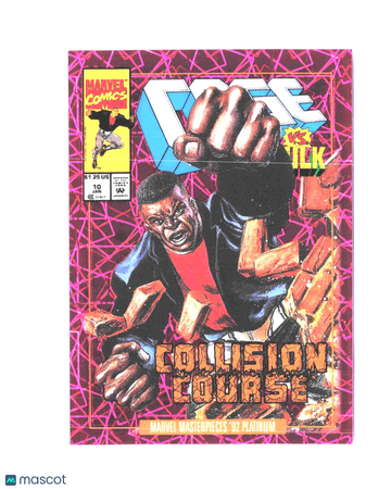2024 Upper Deck Marvel Masterpieces '92 Platinum Hulk Luke Cage 010/692 Variant Covers Pink Lasers #17-V