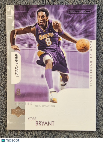 2002 Upper Deck Ovation Spotlight Kobe Bryant #94 /1999