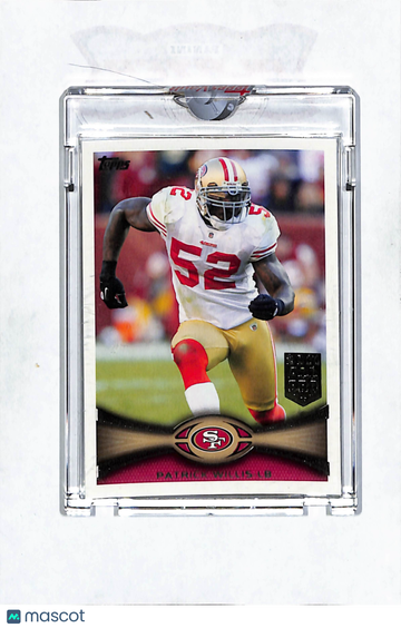 2008 Topps Patrick Willis #180 Black Printing Plate