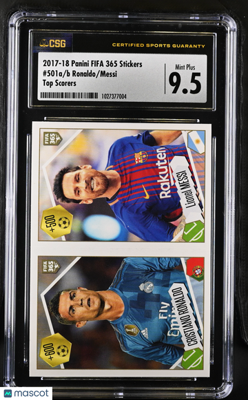 FIFA 365 Stickers Ronaldo/Messi #501a/b Top Scorers CSG 9.5