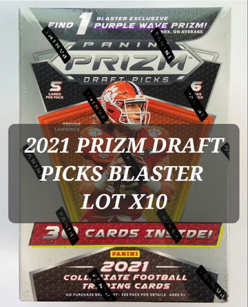 2021 Prizm Draft Picks Blaster Lot x10