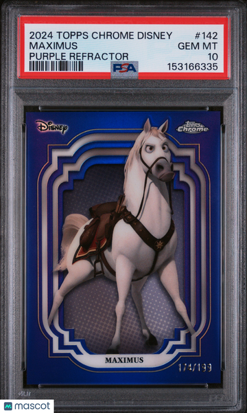 2024 Topps Chrome Disney Maximus #142 PSA 10