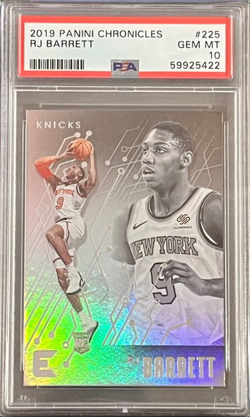 2019 Panini Chronicles #225 RJ Barrett RC PSA 10
