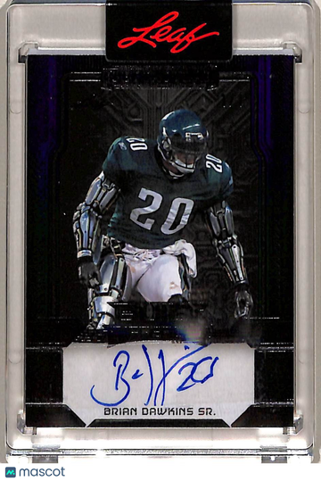 2026 Leaf Spectacular Built Different Brian Dawkins Sr. #BD-BD1 Purple /1 Auto