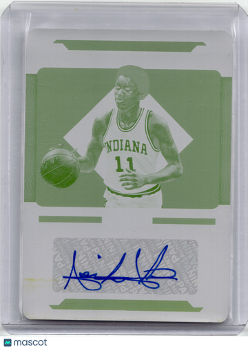 2021 National Treasures Collegiate Isiah Thomas #LS-IT Yellow Printing Plate