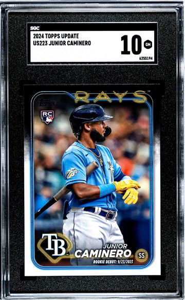 2024 Topps Update #US223 Junior Caminero SGC 10