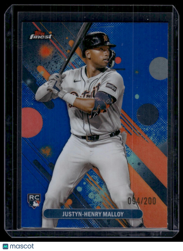 2025 Topps Finest Justyn-Henry Malloy #32 Blue /200 RC
